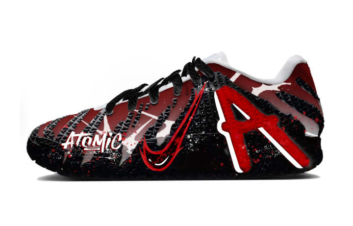 Nike Nike Ja Morant 3 Ink Flame Cushioning Low top Basketball Shoes Unisex Black Red