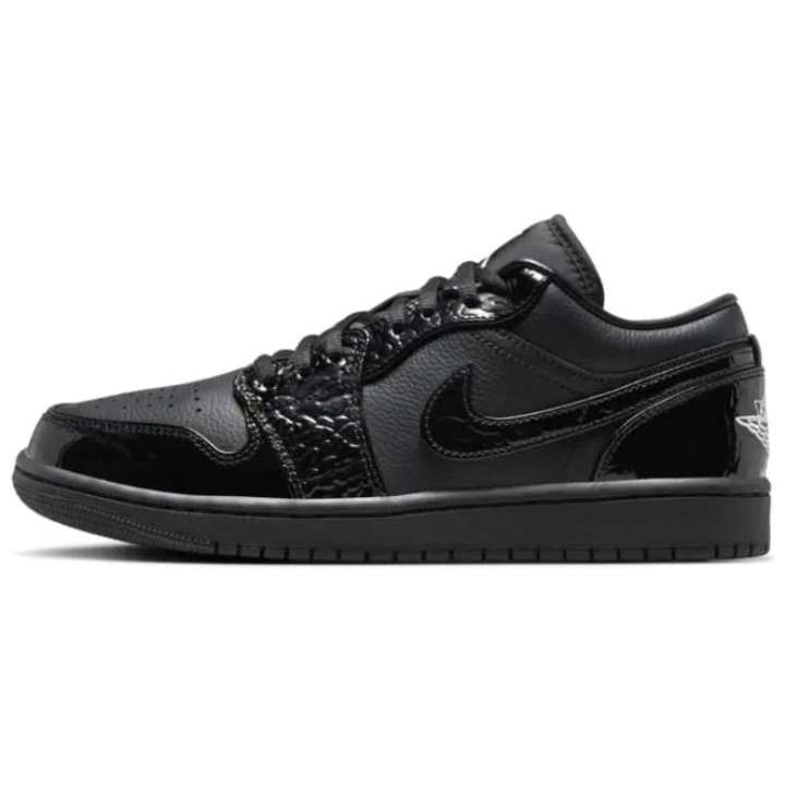 Jordan Jordan 1 Low Se Patent Elephant Black Women's
