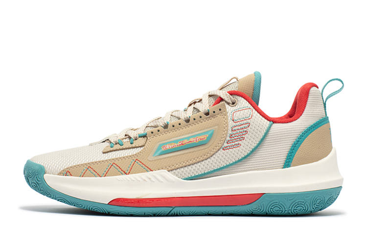 361° DVD Team Game Ready Cushioning Slip Resistant Abrasion Resistant Low top Basketball Shoes Men's Apricot Tea Brown