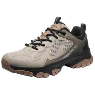 TOREAD Slip Resistant Abrasion Resistant Slip Resistant Abrasion Resistant Low top Hiking Shoes Men's Khaki Brown
