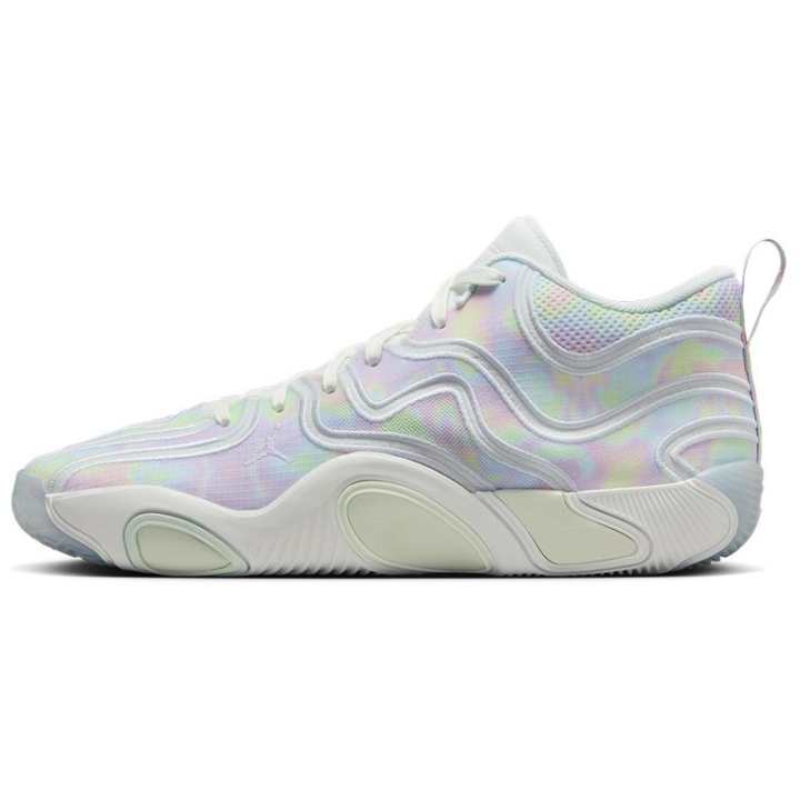 Jordan Jordan Tatum 3 Mid top Basketball Shoes Men's White Pink