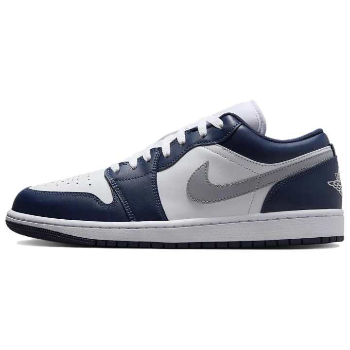 Jordan Jordan 1 Low Wolf Grey Midnight Navy