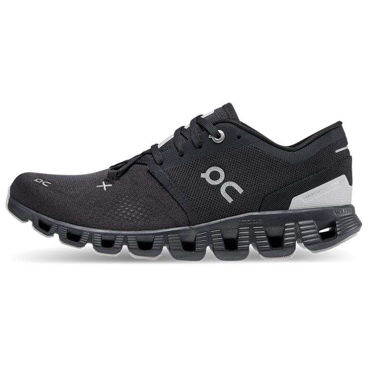 On On Cloud X 3 Comfortable Round Toe Low top Training Shoes Women's Black