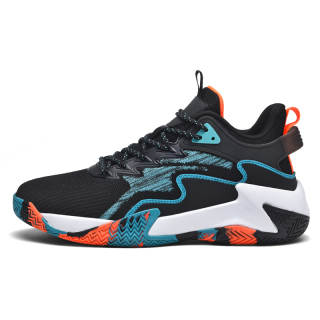BIANSULONG Cushioning Lightweight Rebound High top Basketball Shoes Men's Black White