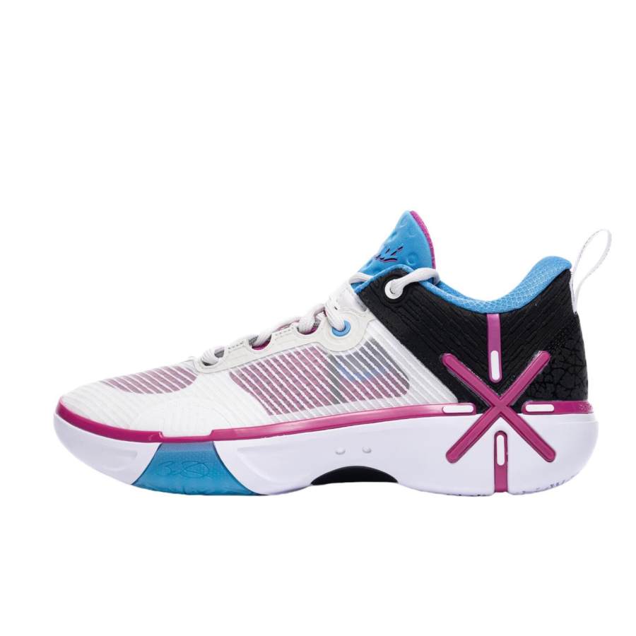 Li-Ning Li Ning Wade Shadow 6 Low top Basketball Shoes Men's White Black