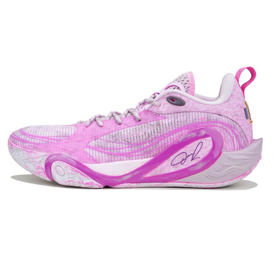 Li-Ning Li Ning DLO1 Low top Basketball Shoes Men's Dirty Pink