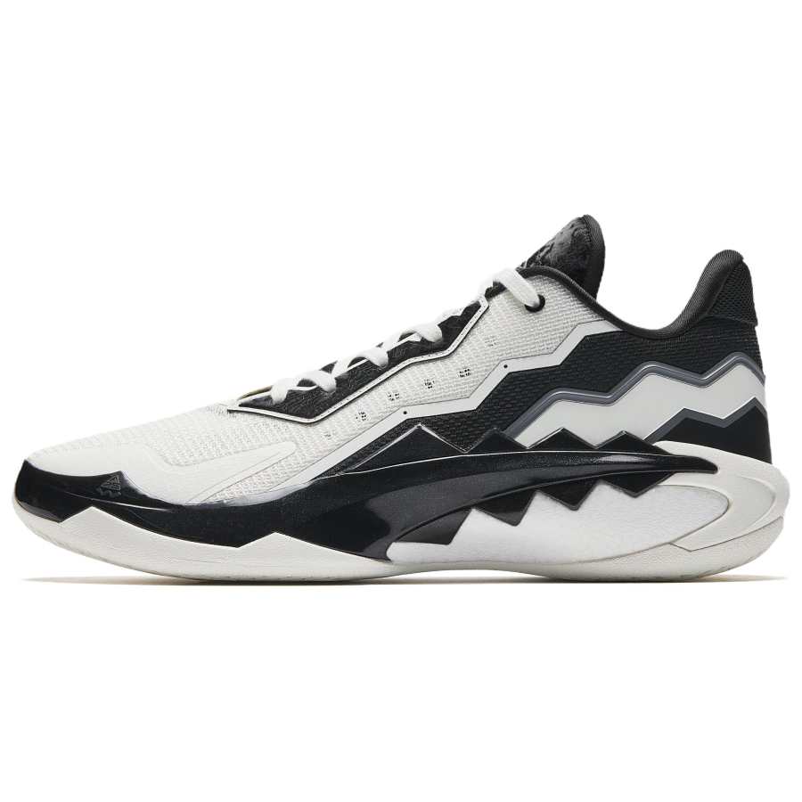 Anta Low top Basketball Shoes Men's White Black