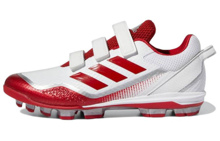 Adidas Adidas Stabile Point Low Cleats Slip Resistant Abrasion Resistant Low top Training Shoes Men's Red White