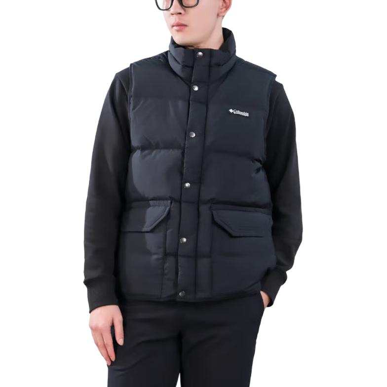 Columbia Down Vests Men's Stand Collar Moderate Other