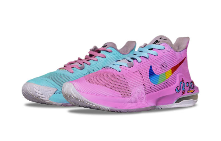 Nike Nike Air Max Impact 3 Low top Basketball Shoes Men's Blue Pink