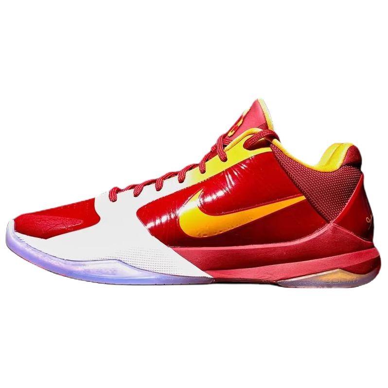Nike Nike Zoom Kobe 5 Basketball Shoes Unisex Red White