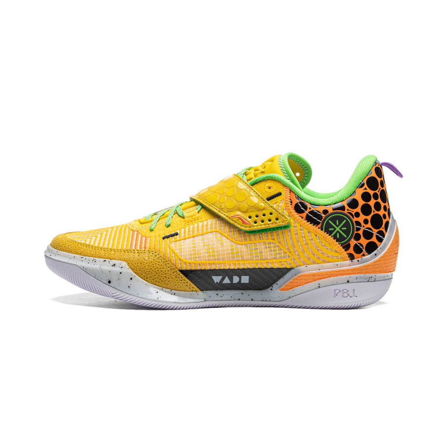 Li-Ning Li Ning Wade 808 4 Ultra Cushioning Abrasion Resistant Lightweight Rebound Low top Basketball Shoes Men's Yellow