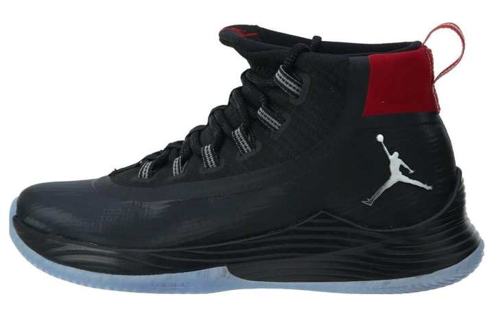 Jordan Jordan Ultra Fly 2 Black/Metallic Silver Gym Red