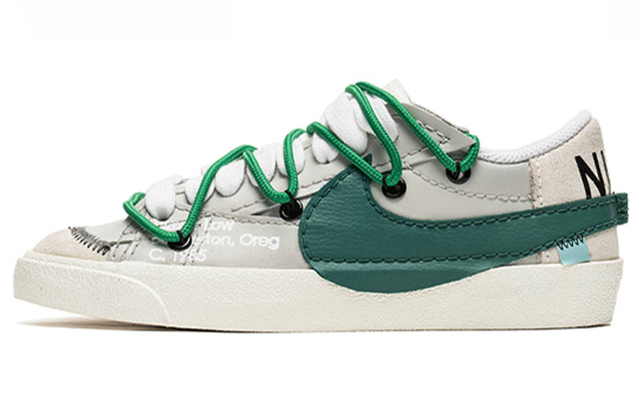 Nike Nike Blazer Slip Resistant Slip Resistant Low top Skateboard Shoes Women's Gray Green