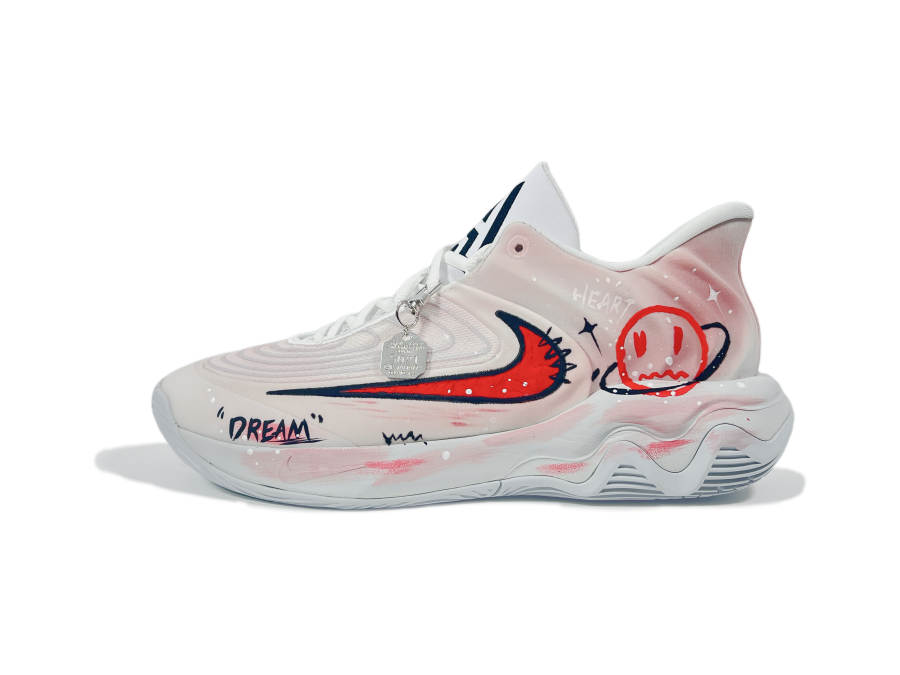 Nike Nike Giannis Immortality 4 Fabric Abrasion Resistant Abrasion Resistant Low top Basketball Shoes Men's Pink White