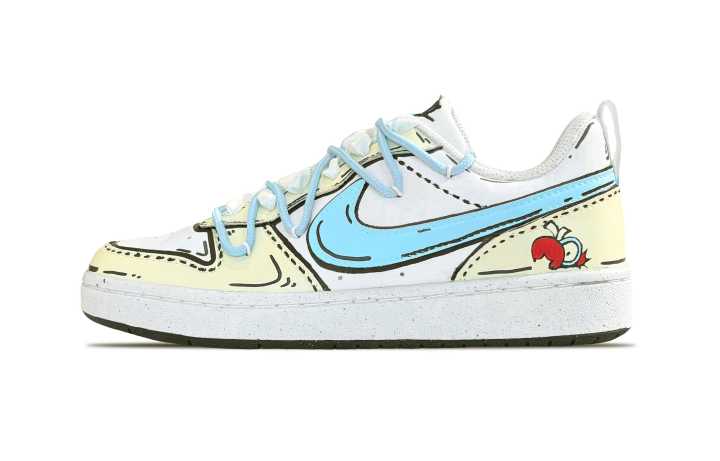Nike Nike Low top Skateboard Shoes GS Light Yellow