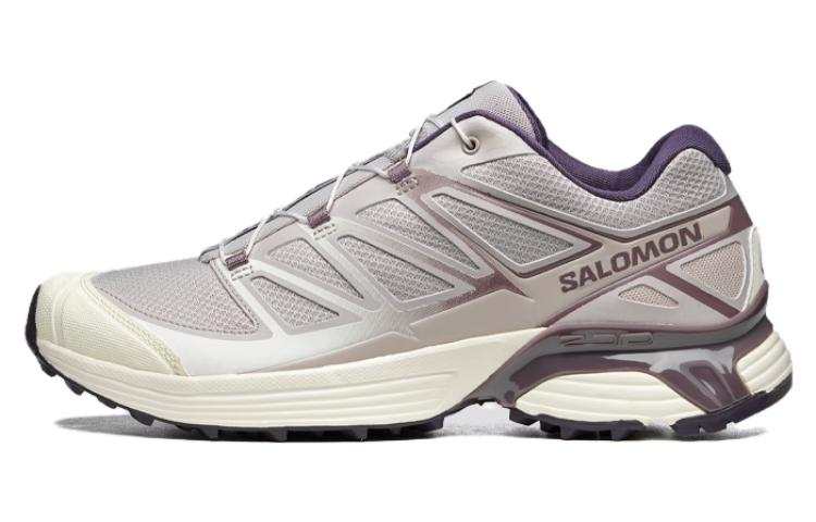 SALOMON XT Pathway Slip Resistant Abrasion Resistant Low top Running Shoes Unisex Gray Purple