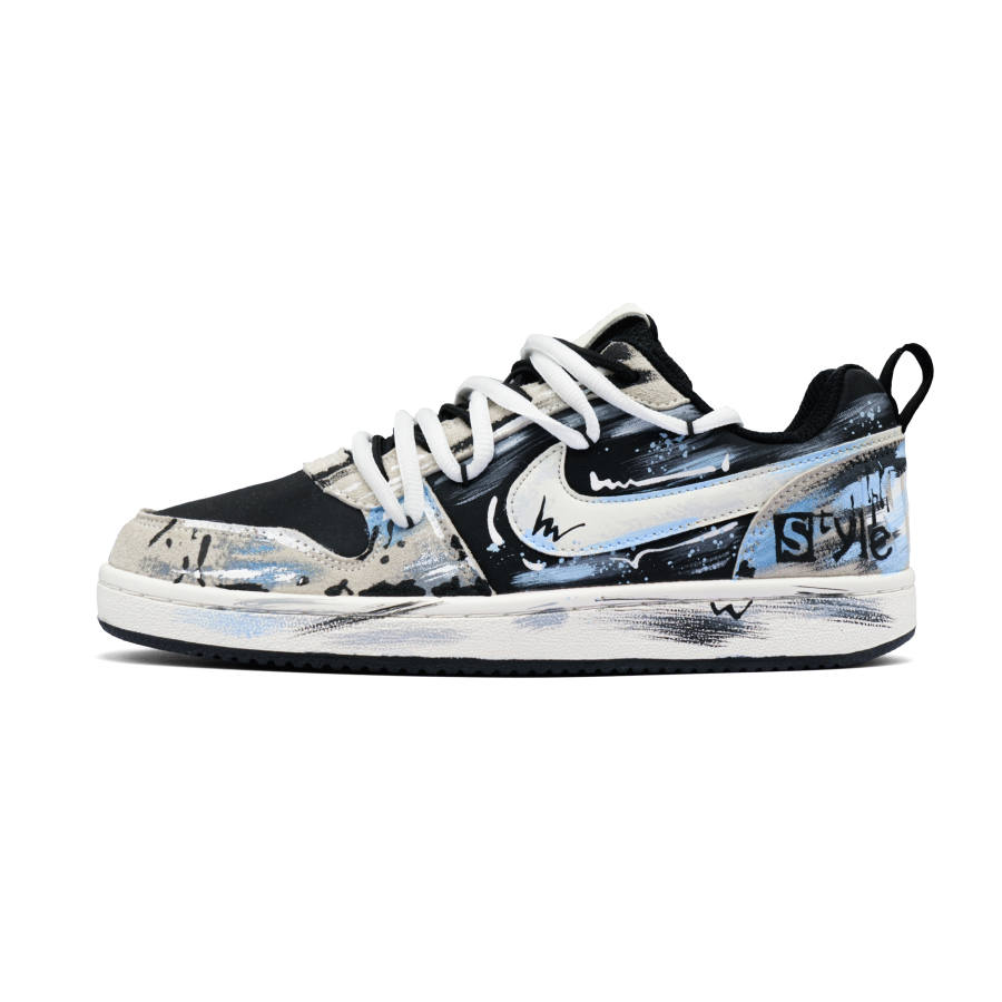 Nike Nike Court Borough Dark Tide Abrasion Resistant Abrasion Resistant Low top Skateboard Shoes Men's