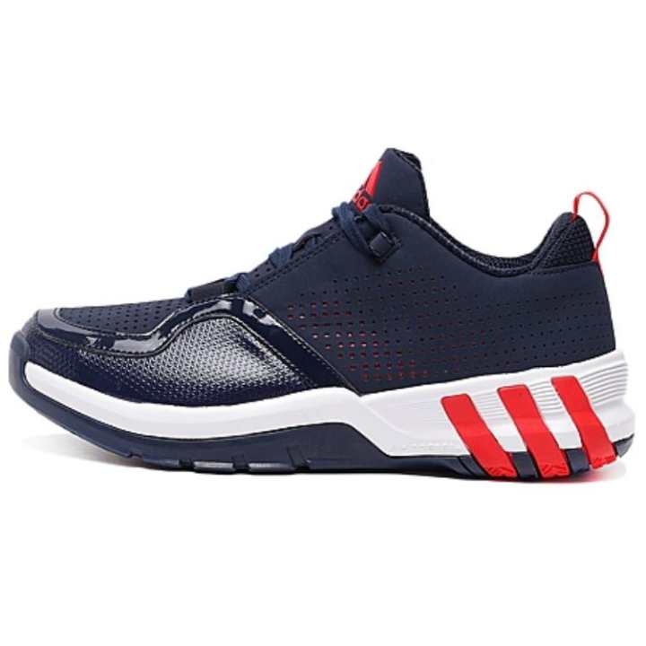 Adidas Adidas Slip Resistant Abrasion Resistant Low top Basketball Shoes Men's Blue