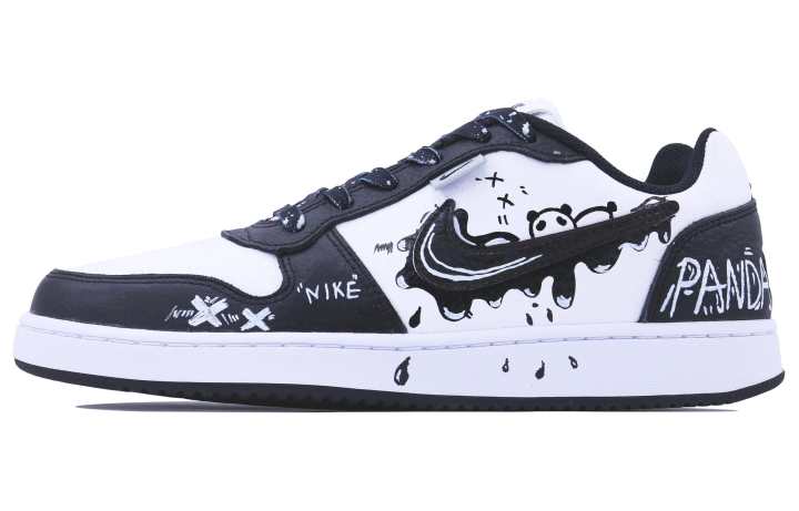 Nike Nike EBERNON Slip Resistant Abrasion Resistant Slip Resistant Abrasion Resistant Low top Skateboard Shoes Men's White