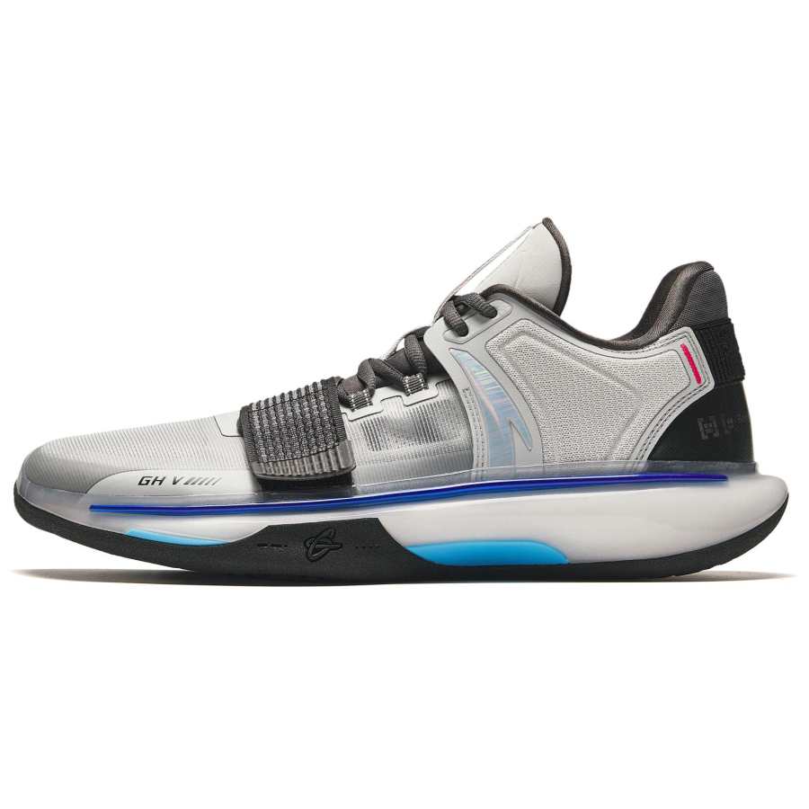 Anta GH5 Cushioning Rebound Low top Basketball Shoes Men's Microchip Gray