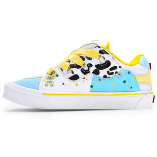 GLO BULL Puffy Shoes Coverage Abrasion Resistant Lightweight Breathable Slip Resistant Low top Skateboard Shoes Unisex