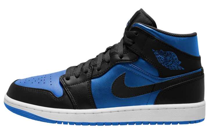 Jordan Jordan 1 Mid Black Royal Blue