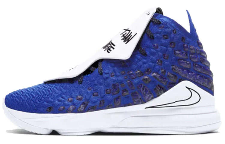 Nike Nike Lebron 17 'More Than An Athlete' EP High top Performance Basketball Shoes Unisex Blue White Asian Version