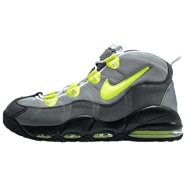 Nike Nike Air Max Uptempo 95 Mid top Basketball Shoes Men's Black Yellow