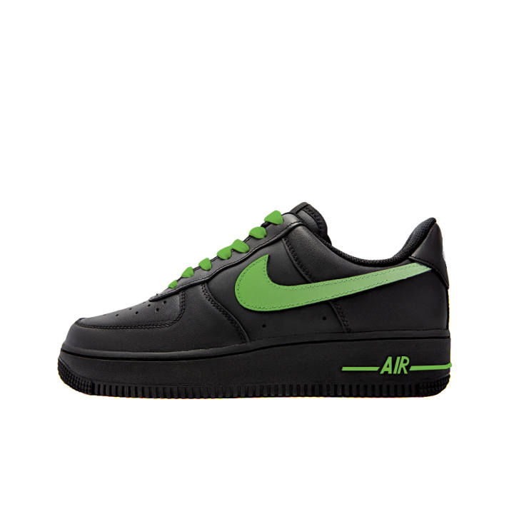 Nike Nike Air Force 1 Slip Resistant, Abrasion Resistant, Lightweight Low top Skateboard Shoes Women's Black Green
