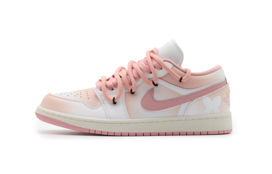 Jordan Jordan Air Jordan 1 Peach Juice Slip Resistant Abrasion Resistant Slip Resistant Abrasion Resistant Low top