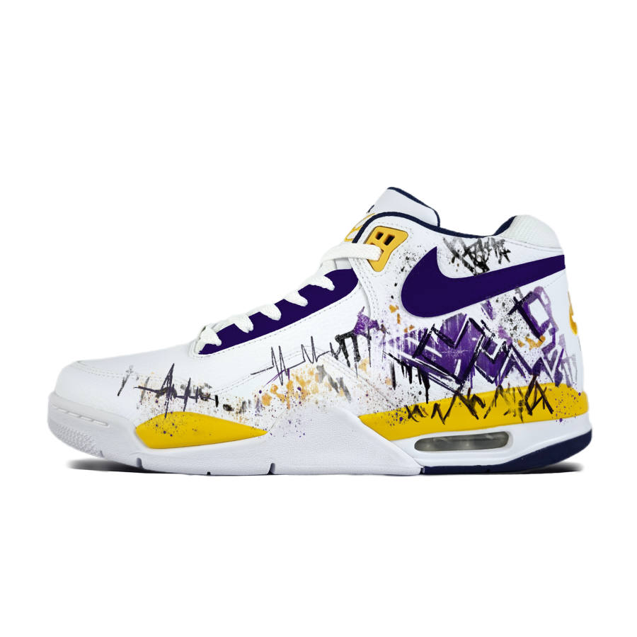 Nike Nike Flight Legacy Trendy Rhythm Breathable And Wear resistant Mid top Vintage Basketball Shoes Unisex