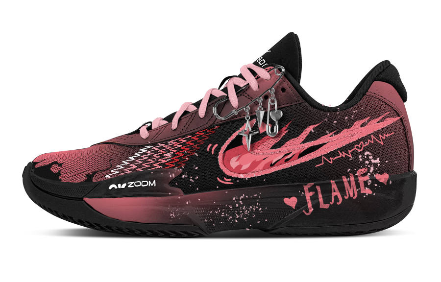 Nike Nike Air Zoom G.T. Cut Academy Obsession Lightweight Low top Basketball Shoes Men's Pink Black