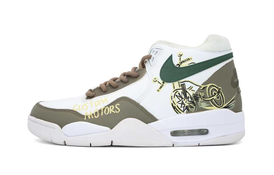 Nike Nike Flight Legacy Wild Machine Abrasion Resistant Abrasion Resistant Mid top Vintage Basketball Shoes Unisex
