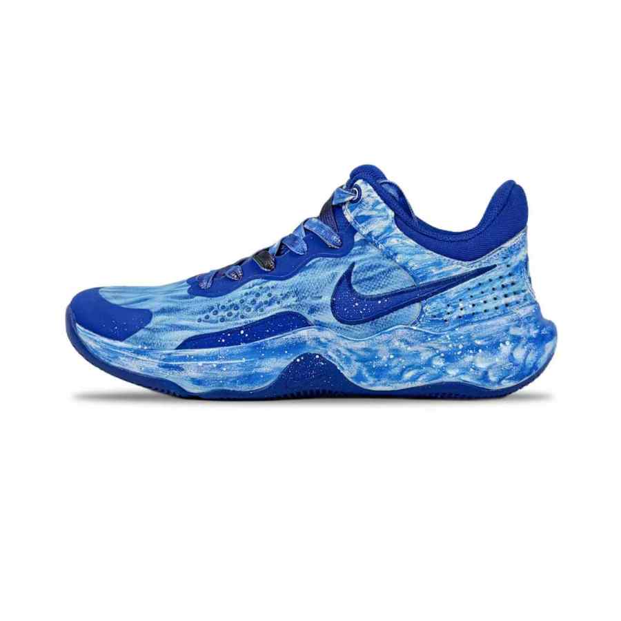 Nike Nike Fly By Mid 3 Realm Of Blizzard Synthetic Leather Cushioning, Wear Resistant Mid top Basketball Shoes Men's