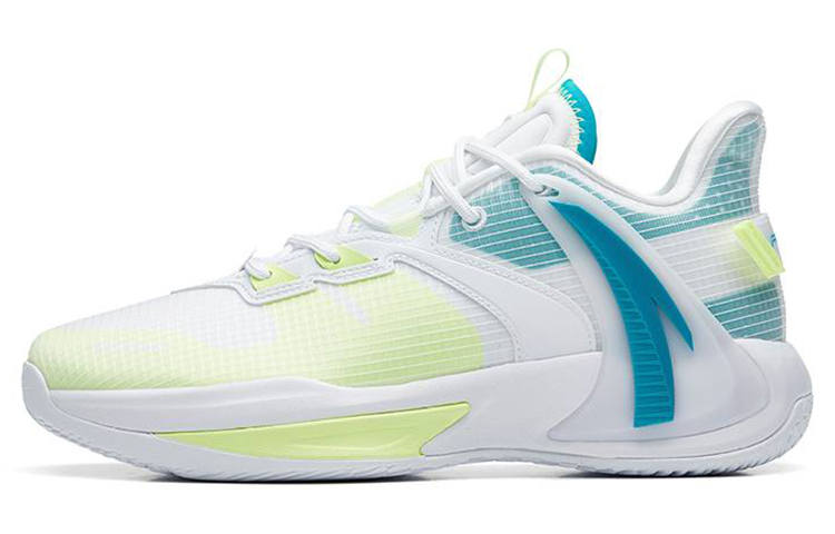 Anta Swoosh 2.0 Hayward GH Textile, Leather Slip Resistant, Abrasion Resistant, Lightweight High top Basketball Shoes