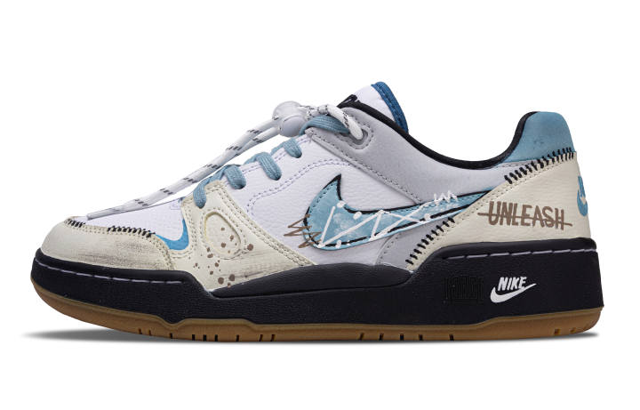 Nike Nike Full Force Low top Skateboard Shoes Unisex Blue