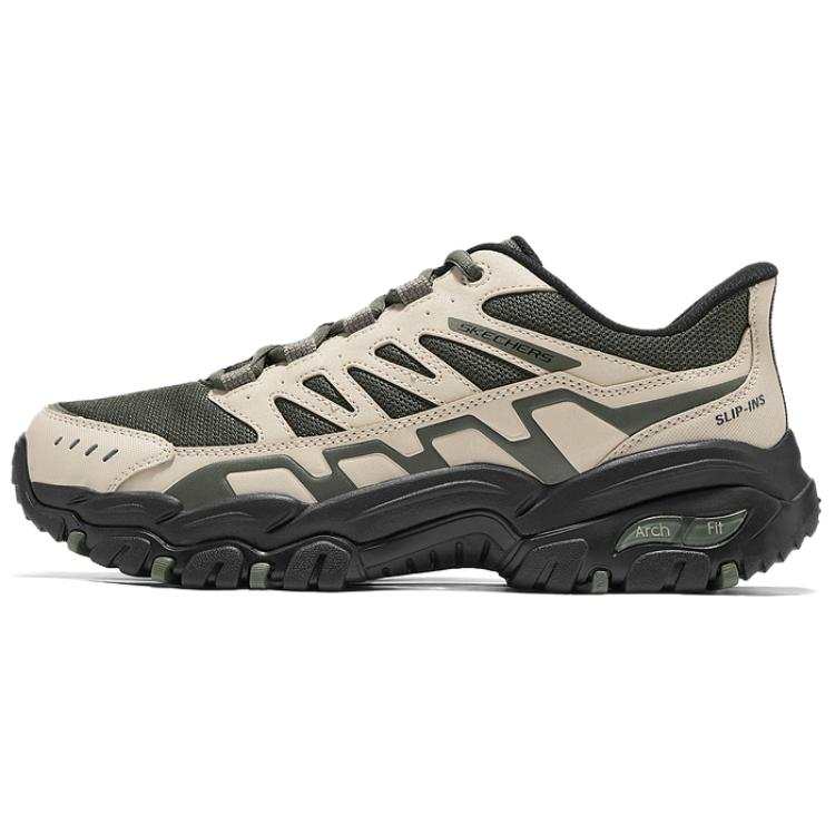 Skechers Abrasion Resistant Low top Hiking Shoes Men's Taupe