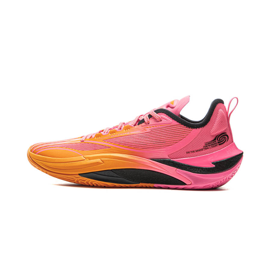 Li-Ning Li Ning Hurricane Collection Low top Basketball Shoes Men's Pink Orange