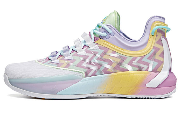 Anta GH1 Hayward GH1 Low Easter Low top Performance Basketball Shoes Men's White Pink Purple