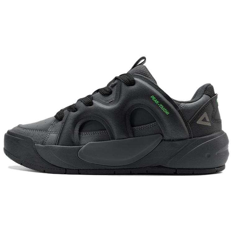 PEAK Slip Resistant, Abrasion Resistant, Breathable Low top Skateboard Shoes Men's Black
