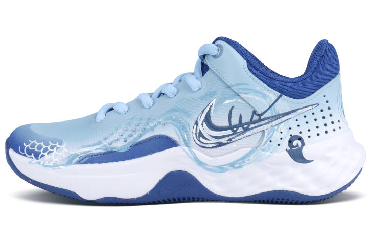 Nike Nike Fly By Mid 3 Mid top Basketball Shoes Men's Light Blue
