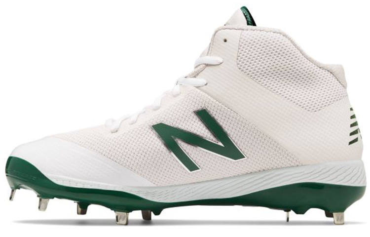 New Balance New Balance 4040 V4 Fabric Comfortable Mid top Training Shoes Men's White Green