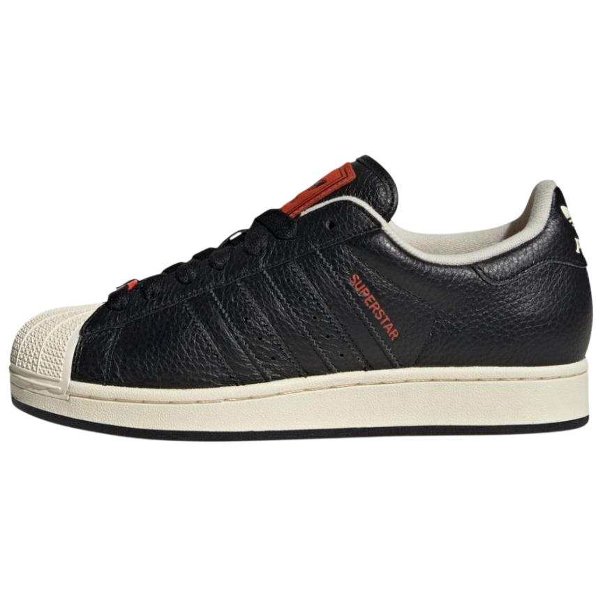 Adidas Originals SUPERSTAR Low top Skateboard Shoes Unisex Black Red