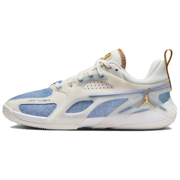 Jordan Jordan Heir Classic And Versatile Basketball Shoes Women's White Blue