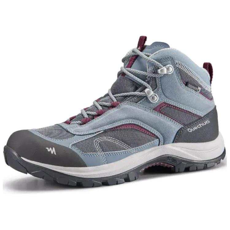 DECATHLON MH100 Leather Breathable High top Hiking Mountaineering Shoes Women's
