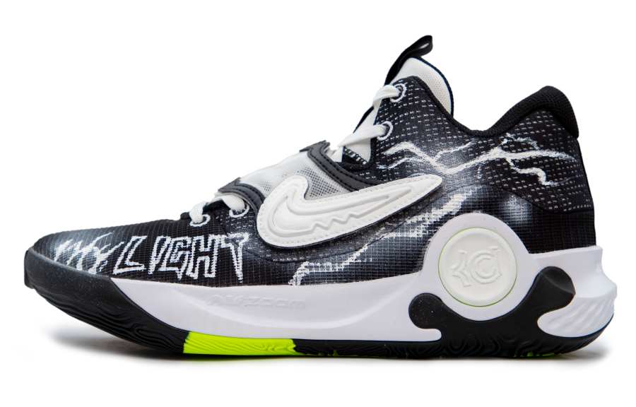 Nike Nike KD Trey 5 X Snowfield Lightning Lightweight Mid top Basketball Shoes Men's Black White