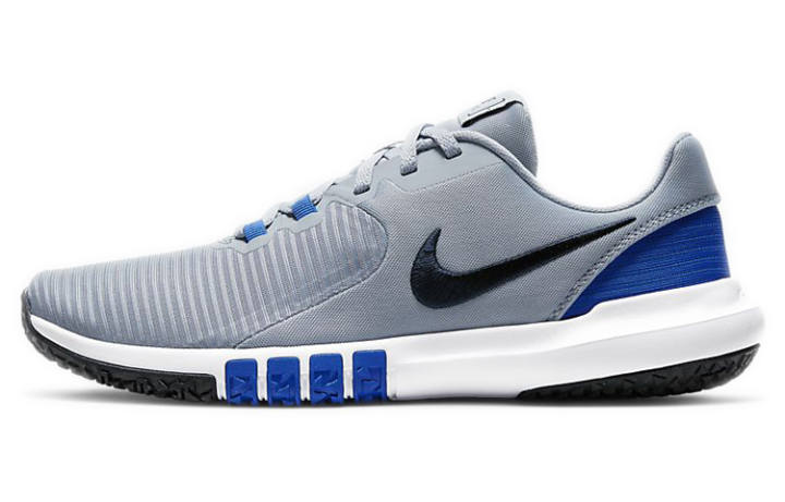 Nike Nike Flex Control 4 Cushioning Slip Resistant Cushioning Slip Resistant Low top Training Shoes Men's Gray Blue