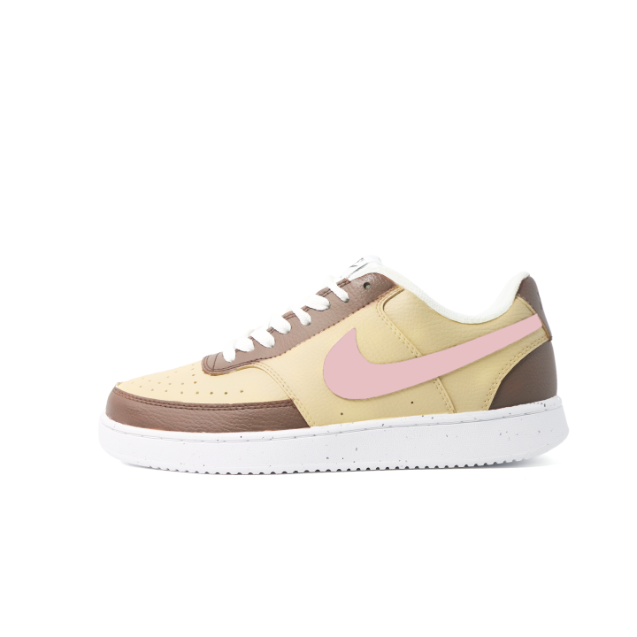 Nike Nike Court Vision 1 Maillard Style Pink Slip Resistant Abrasion Resistant Slip Resistant Abrasion Resistant Low top