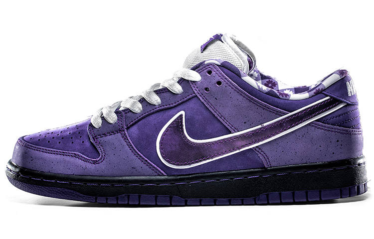 Nike Nike x CONCEPTS Dunk SB Purple Lobster Mid top Skateboard Shoes Unisex Purple Special Gift Box